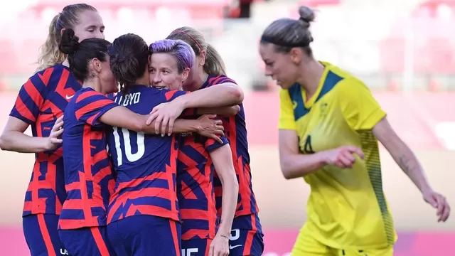 Estados Unidos se quedó con el bronce en el fútbol femenino | Foto: AFP.