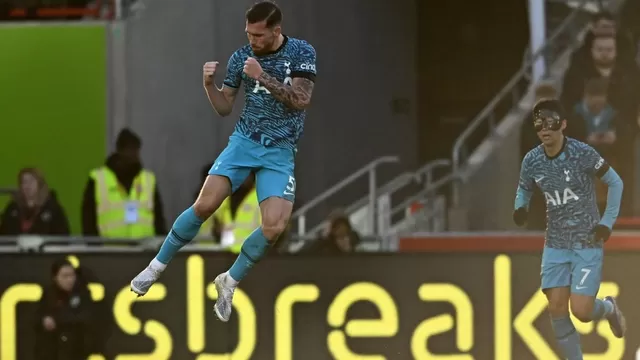 El gol del 2-2 de Hojbjerg. | Foto: AFP/Video: Espn