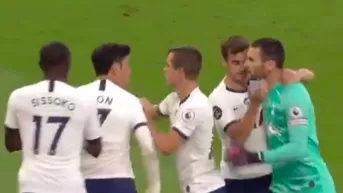 Tottenham: Compañeros evitan que Hugo Lloris y Heung-min Son se peleen en pleno partido