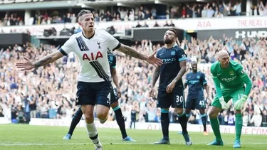 El Tottenham brill&amp;oacute; ante el Manchester CIty (Foto: EFE)