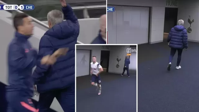 Aquí revive la curiosa acción entre Mourinho y Eric Dier | Video: DAZN.