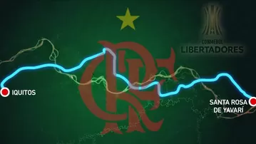 La travesía de los hinchas de Flamengo por la Amazonía hacia Perú
