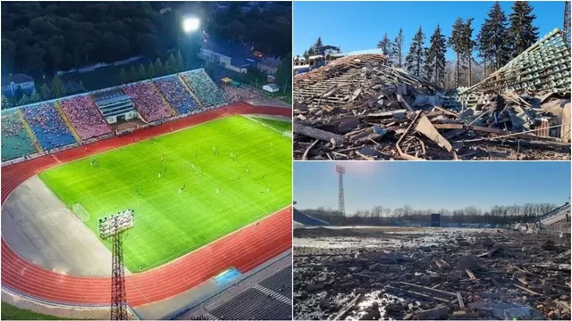 Ucrania: Ataque aéreo de Rusia destruyó estadio de club de primera división