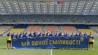 El duelo se jugó en un Olímpico de Kiev sin público. | Foto/Video: @FCShakhtar