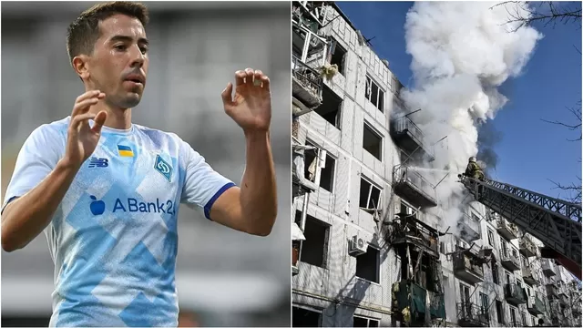Ucrania: &quot;Solo les pido que recen&quot;, implora jugador uruguayo del Dinamo Kiev