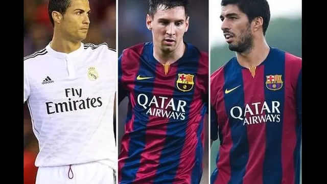 UEFA: Messi, Cristiano y Luis Suárez, los candidatos al Mejor Jugador