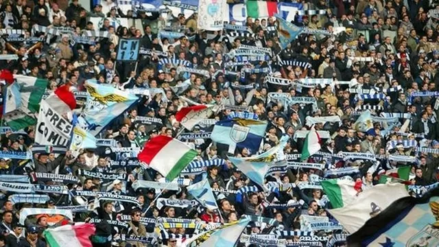 La Lazio no podrá contar con sus hinchas en su próximo encuentro de la Europa League. | Foto: EFE