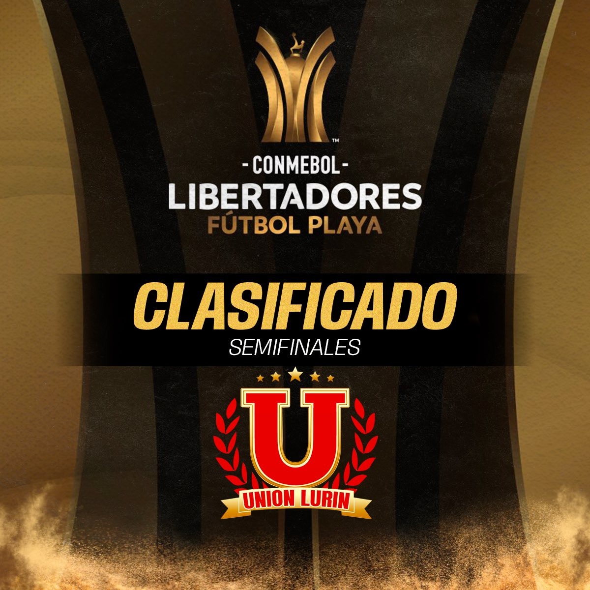 Unión Lurín a semifinales Copa Libertadores de Fútbol Playa 2023. | Fuente: CONMEBOL