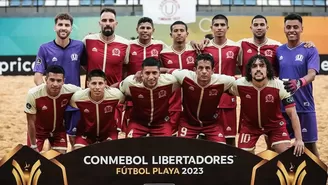 Unión Lurín a semifinales de la Copa Libertadores de Fútbol Playa 2023. | Foto: @unionlurin1927/Video: CONMEBOL