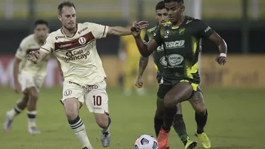 Los goles del triunfo de Defensa y Justicia sobre Universitario | Video: Conmebol.