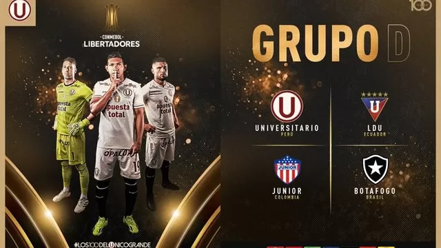 Universitario: Fixture completo de sus partidos por Copa Libertadores