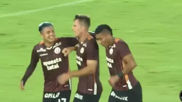 Diego Churín sacó potente disparo y puso el 3-1 de Universitario