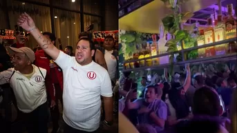 Universitario: Hinchas cremas llenan discoteca de Bogotá