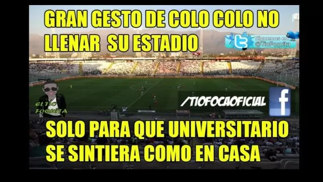 Universitario: los memes que dejó la derrota ante Colo Colo en Chile-foto-1