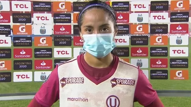 Xioczana Canales, mediocampista peruana de 21 años. | Video: Conmebol
