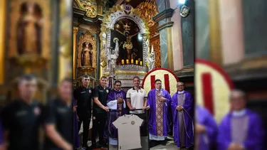 El conjunto crema asistió a la misa en la Iglesia de Las Nazarenas, donde el cura hizo un especial pedido y dejó un mensaje para el resto de clubes peruanos. | Las Nazarenas TV