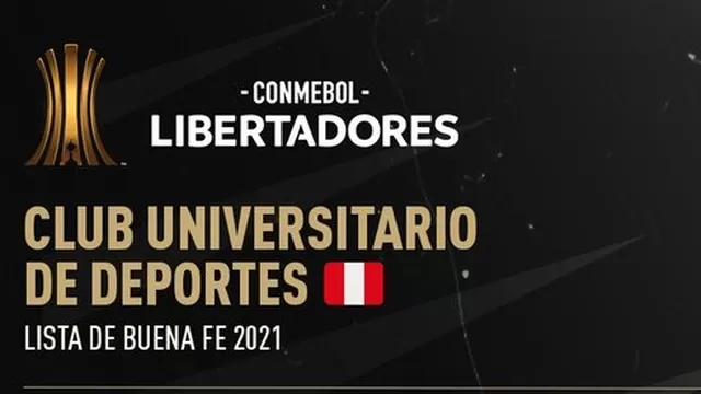 Universitario presentó lista de buena fe para afrontar la Copa Libertadores