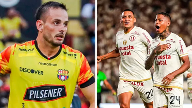 Delantero de Barcelona SC habló del partido contra Universitario / Foto: Composición AD