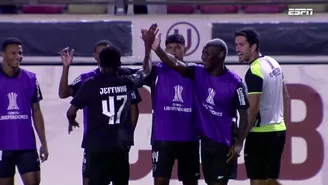 Jeffinho abrió el marcador para Botafogo a los 77 minutos del partido en el coloso crema. | Video: ESPN