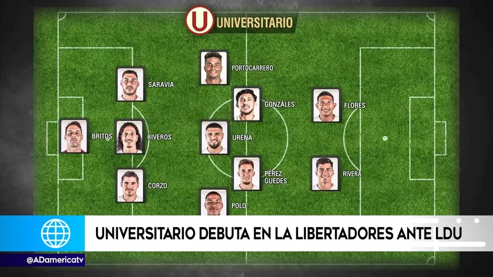 Universitario debuta en la Libertadores ante LDU. | Foto: AD.