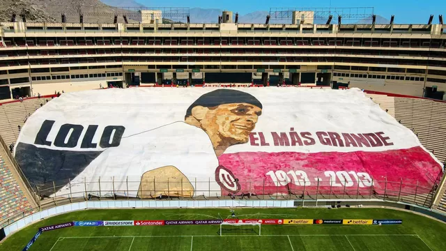 Universitario vs. Palmeiras: Estadio Monumental lucirá banderola gigante de Lolo Fernández