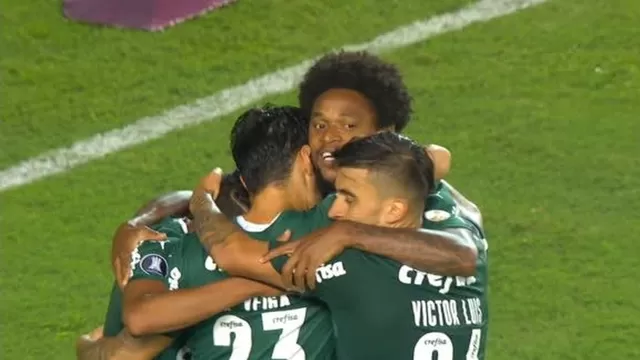 Universitario vs. Palmeiras: Raphael Veiga marcó el 2-0 con potente zurdazo