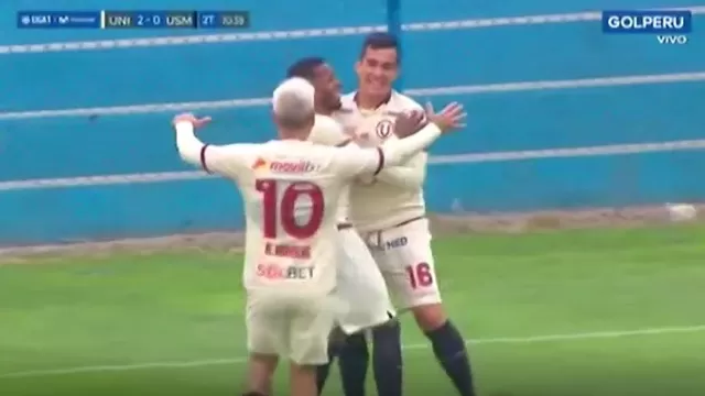 Universitario vs. San Martín: Santillán marcó el 2-0 para los cremas con un golazo