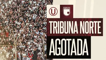 Universitario vs. Santa Fe: Hinchas agotaron la tribuna norte en 10 minutos