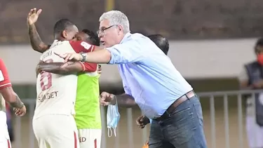 El DT de la &#39;U&#39; destacó el funcionamiento del equipo. | Foto: Liga 1