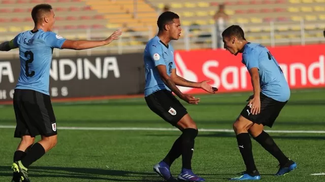 Uruguay avanzó al hexagonal final del Sudamericano Sub-17 en Perú | Foto: AFP.