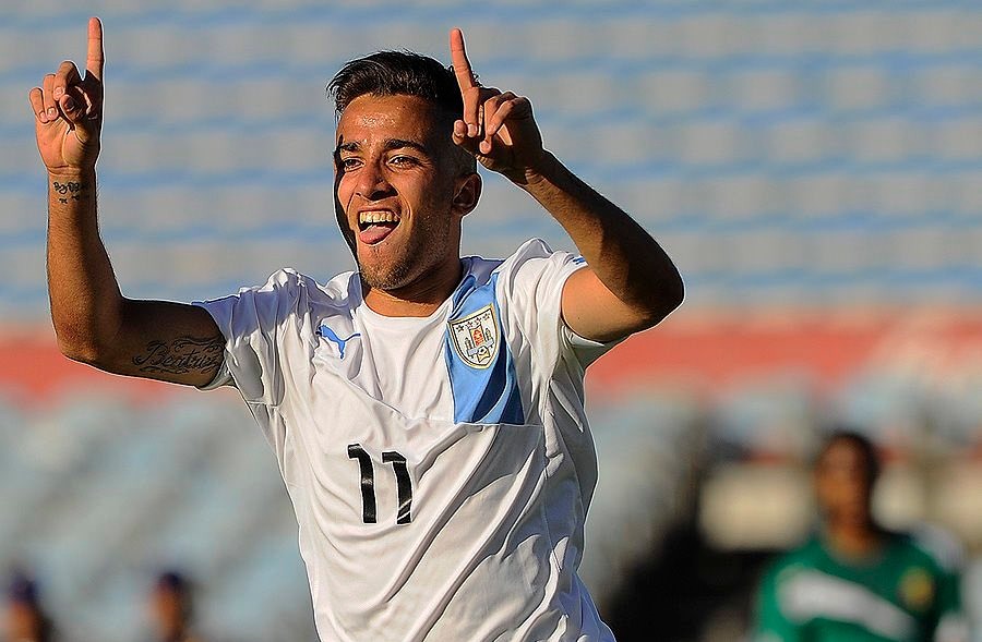 Franco Acosta integró las selecciones juveniles uruguayas | Foto: Ovación Uruguay.