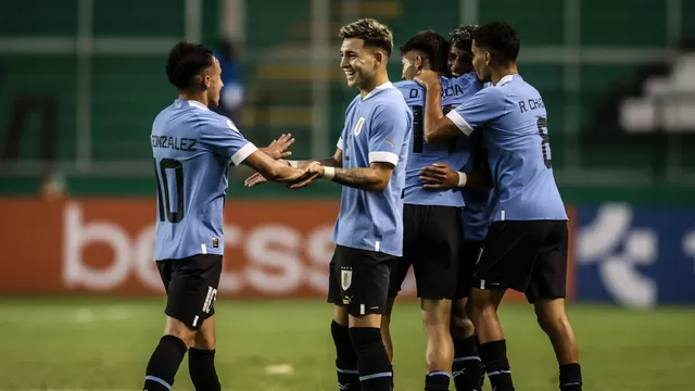 Uruguay goleó 3-0 a Venezuela y lidera el Grupo B del Sudamericano Sub-20