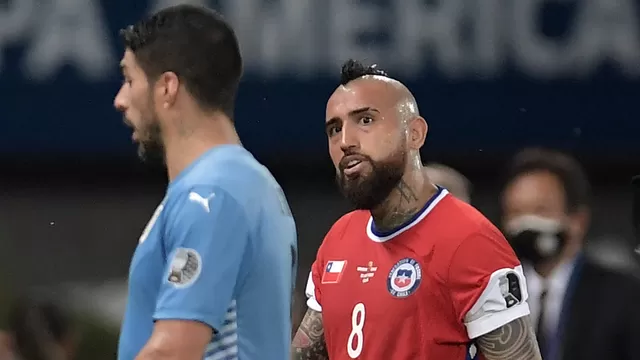 Uruguay vs. Chile: Vidal y Suárez conversaron sobre el gol charrúa en el partido