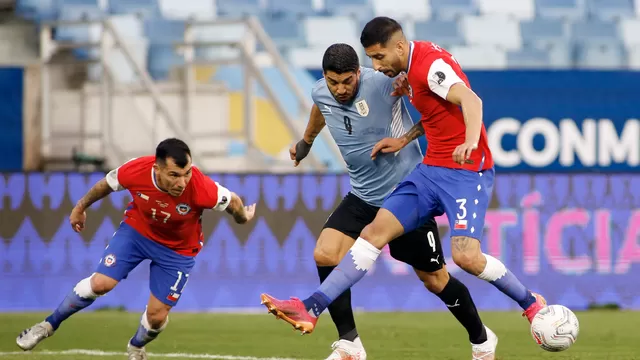 Uruguay igualó 1-1 ante Chile por el Grupo A de la Copa América