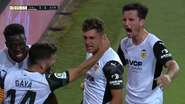 Hugo Duro selló el 3-3 en el sexto minuto de descuento. | Video: LaLiga