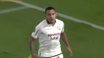 Valera aprovechó rebote y anotó 2-1 de Universitario vs Nacional