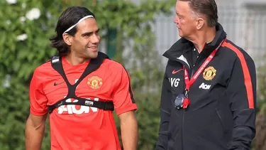 Van Gaal no está conforme con el estado físico de Falcao García