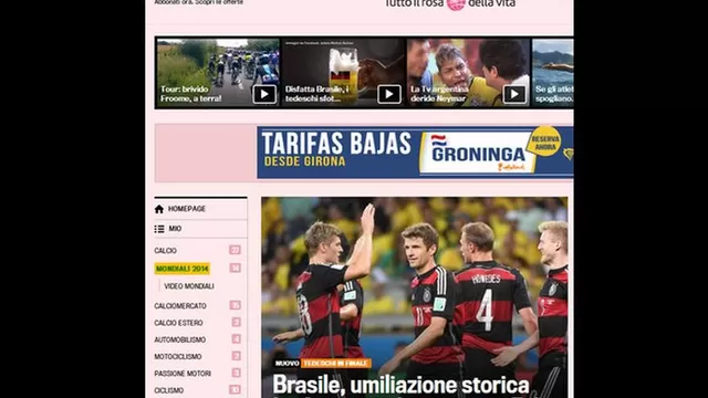 Vea cómo informa la prensa mundial la goleada de Alemania a Brasil-foto-6