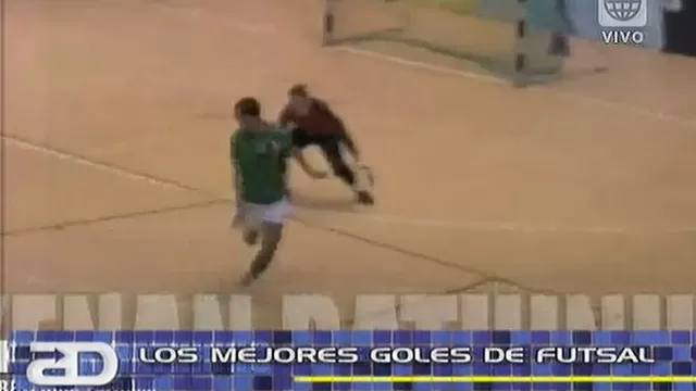 Vea una espectacular colección de los mejores goles de futsal