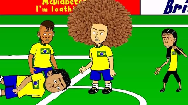 Vea la parodia animada del penal cobrado a Fred por Yuichi Nishimura