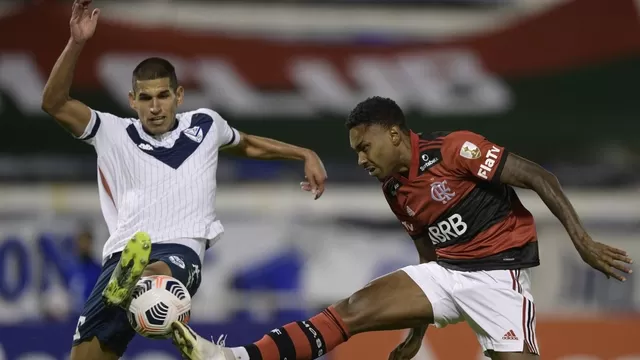 Vélez con Luis Abram cayó 3-2 ante Flamengo en Argentina por Copa Libertadores