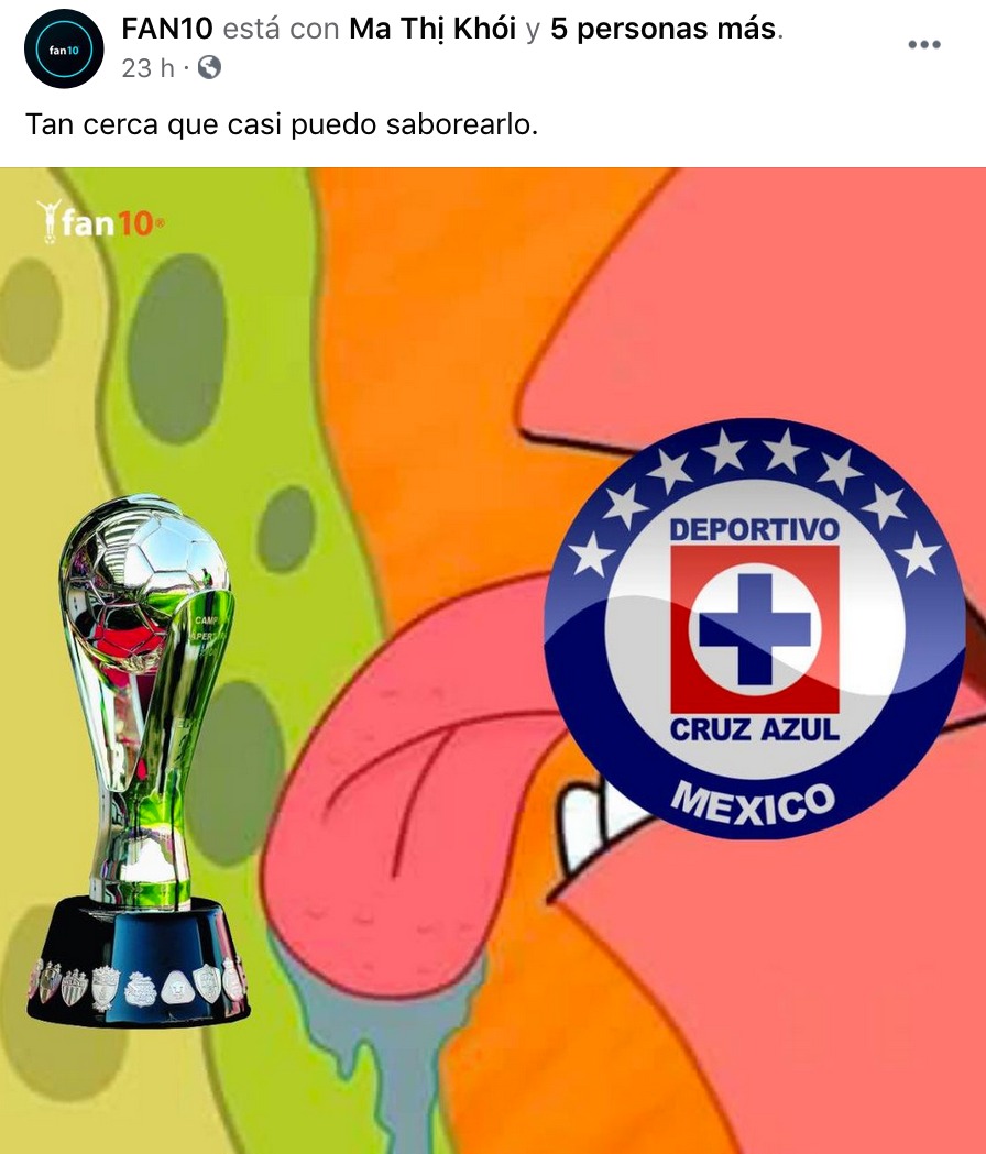 Con memes, fans del Cruz Azul comparten la esperanza de que el equipo sea campeón.