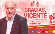 Vicente Del Bosque dejó de ser DT de España pero seguirá en la Federación - Noticias de gil vicente