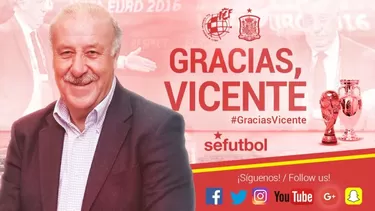 Vicente Del Bosque dejó de ser DT de España pero seguirá en la Federación