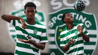 Víctor Guzmán presentado en Sporting Club de Portugal