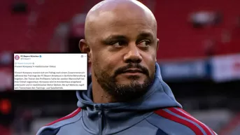 Vincent Kompany no regresará al banquillo de Bayern Múnich: El club alemán se pronunció
