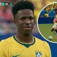 Pudo ser su doblete: El INSÓLITO GOL ANULADO a Vinicius Jr en el Brasil vs Escocia