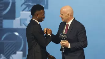 Vinicius Jr. recibió felicitaciones del mundo por premio The Best