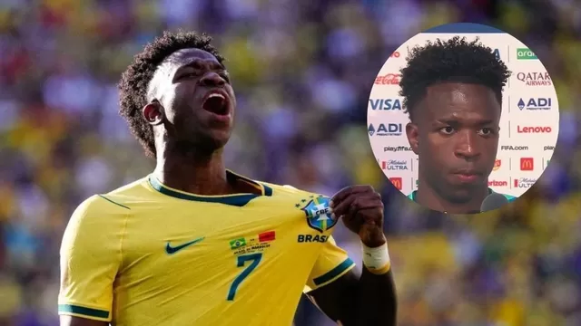 Vinicius Jr. respondió en portugués a periodista venezolano en el Mundial 2026. Foto: AFP / Video: Globovisión