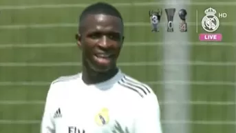 Vinicius Júnior: la jugada que le valió los aplausos con el Real Madrid Castilla